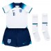 Günstige England Marcus Rashford #11 Babykleidung Heim Fussballtrikot Kinder WM 2022 Kurzarm (+ kurze hosen)